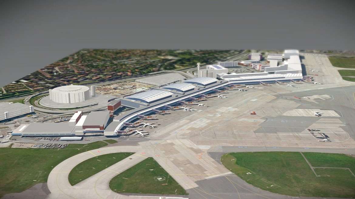 hamburg airport 3d model