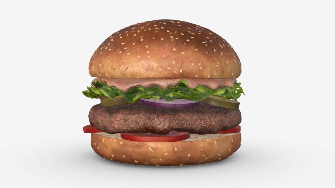 hamburger 02 3d model