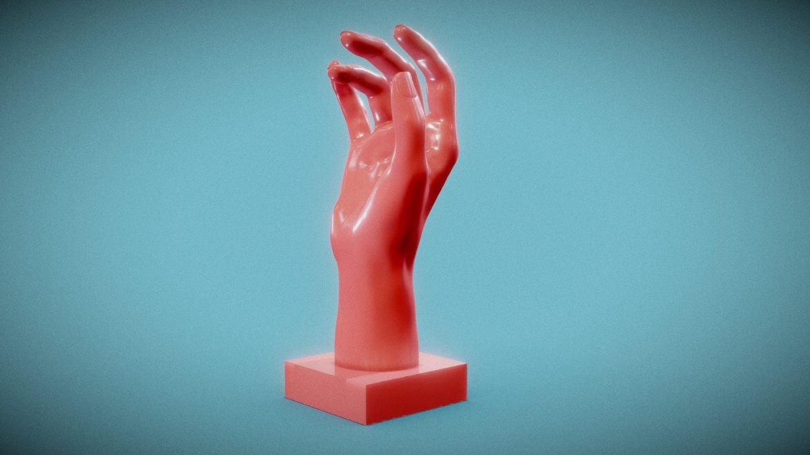 hand 5 3d model