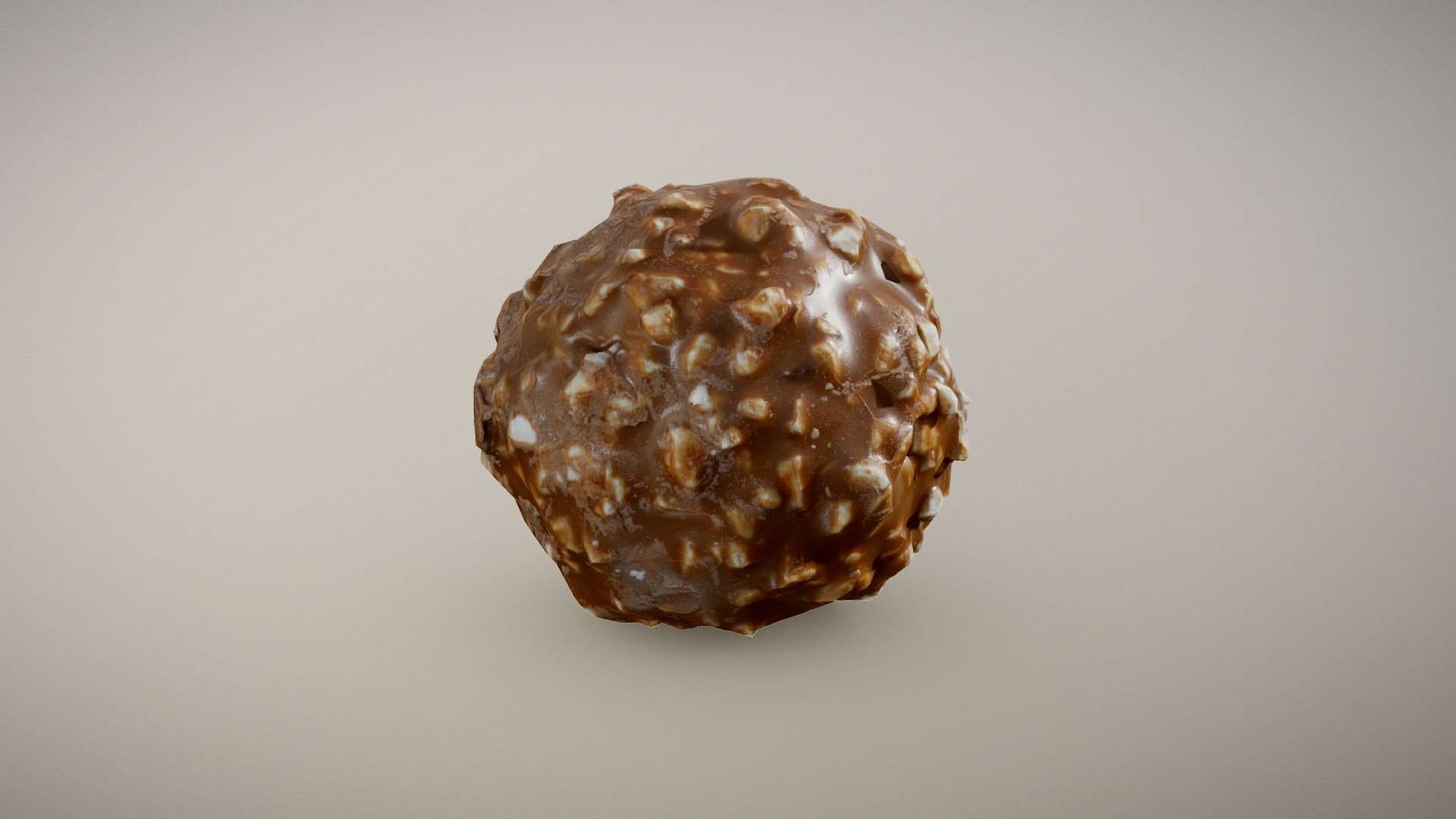 Hazelnut Chocolate (Surface Macro)