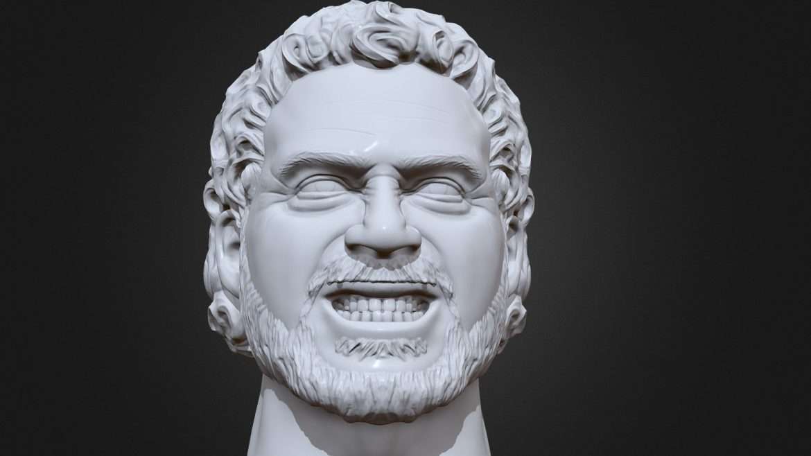 hercules hernandez 3d printable portrait 3d model