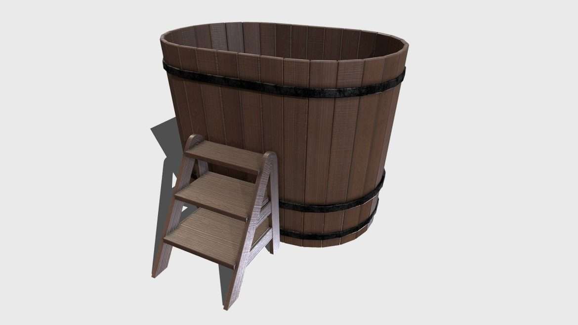 hot tub 3d model