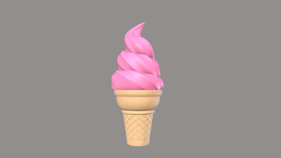 ice cream 3d model