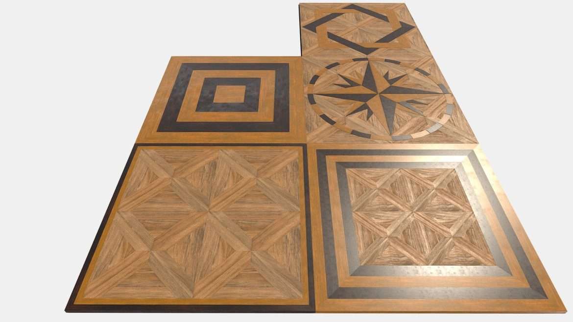 inlay floor 3d model