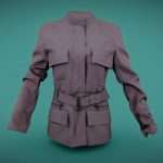 jacket multipple pockets 3d model