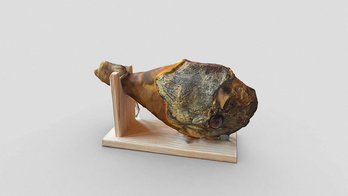 jambon dry cured ham 3d model