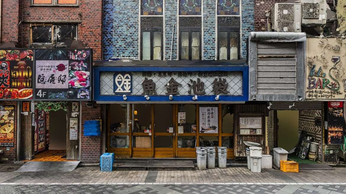 japanese restaurants scan 3d model