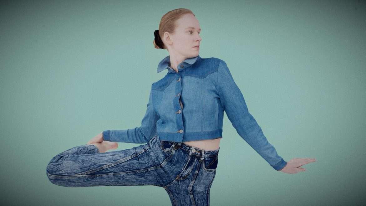 jeans pants 007 3d model