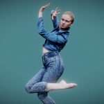 Jeans Pants Girl Dancing