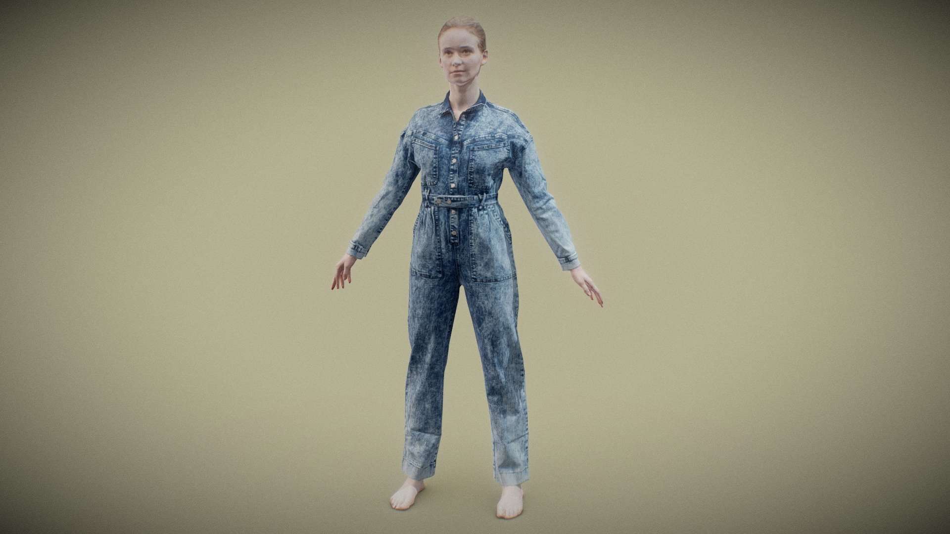 Jeans Salopet 001