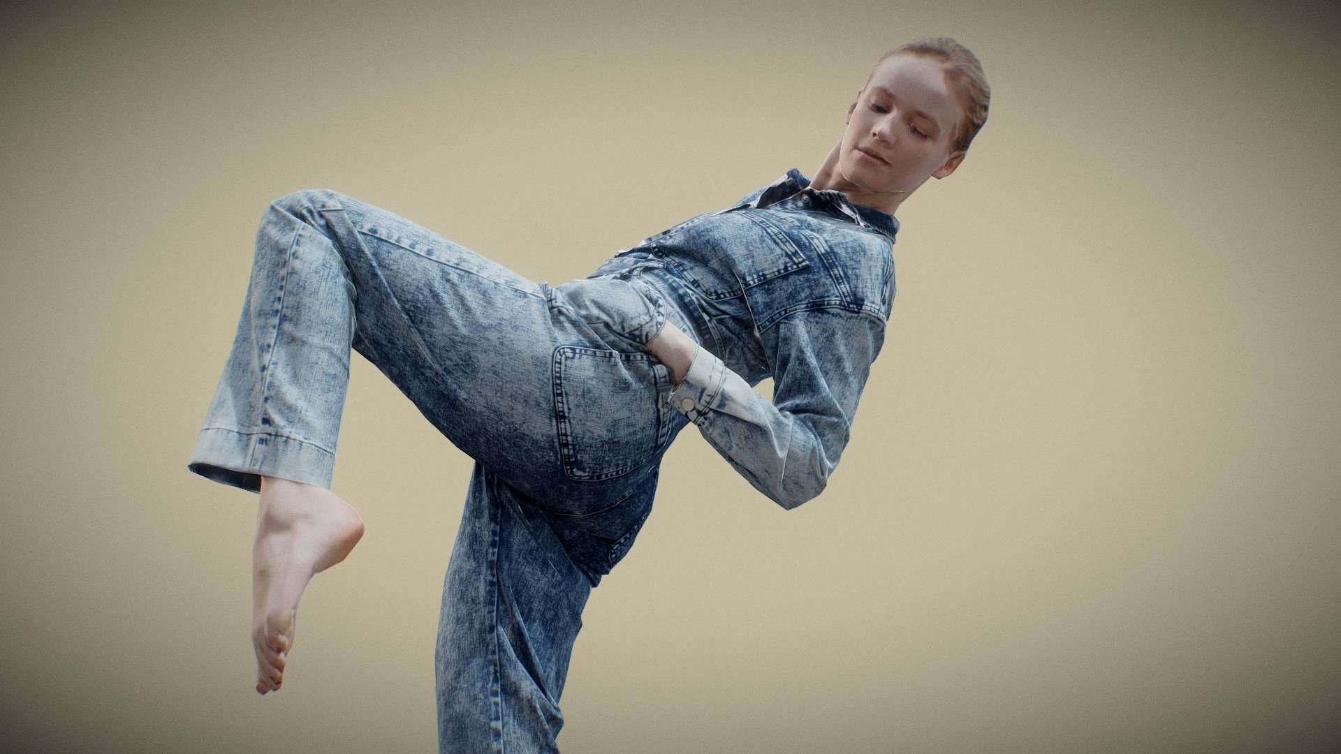 Jeans Salopet 004
