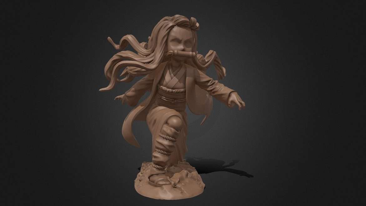 kamado nezuko 3d model