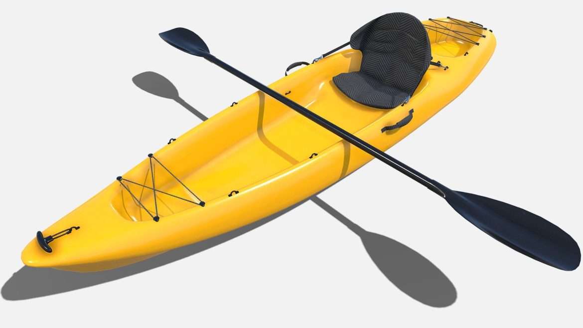 kayak 3d model