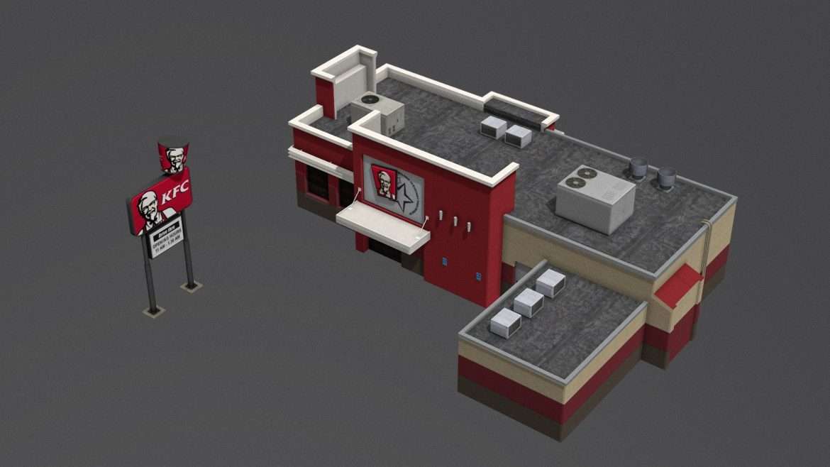 kfc 3d model