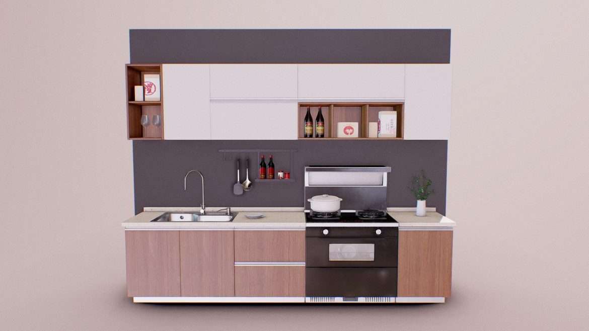 kitchen model room 3d model