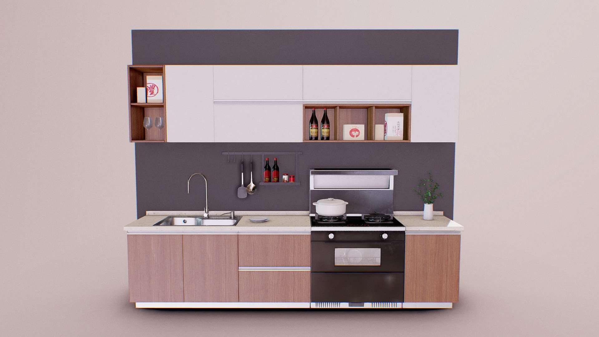 Kitchen model room