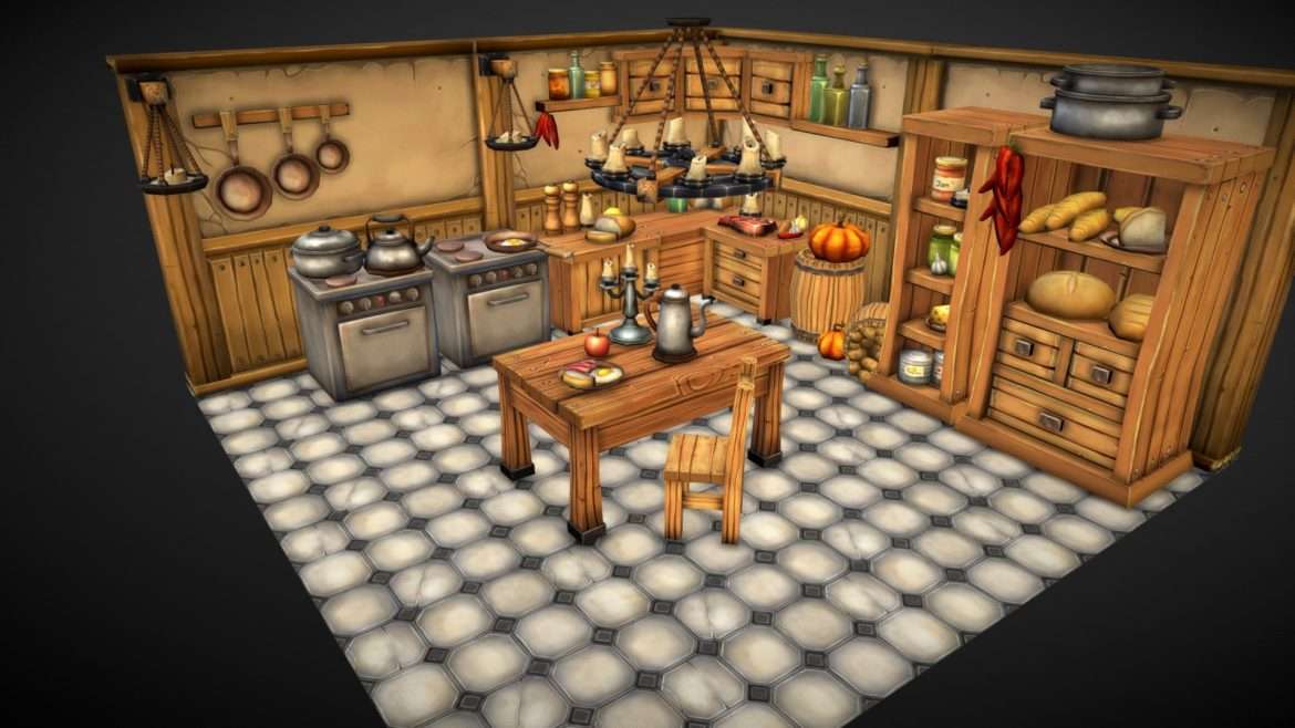 kitchen 3d model