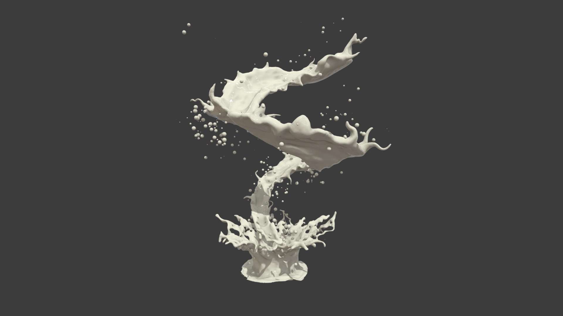 Liquid Spiral Splash
