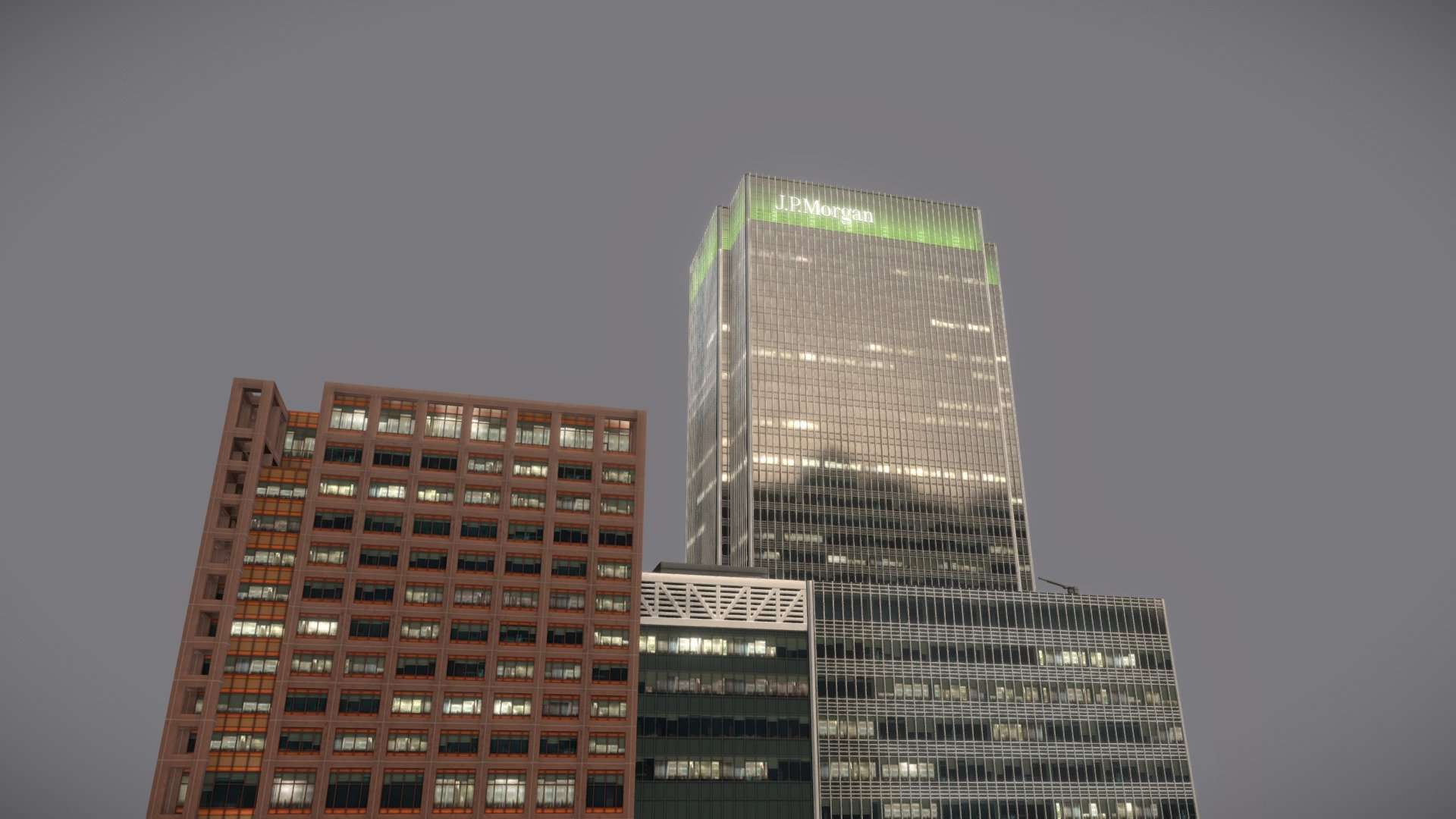 London 25Bank Street JPMorgan Skyscraper