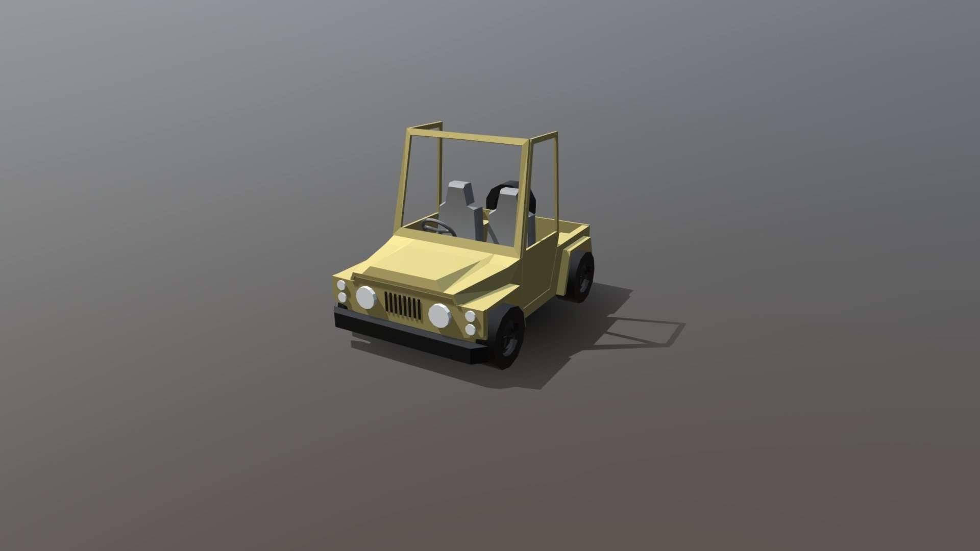 Low Poly Car 002
