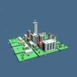 low poly city assets pack free download 3d model