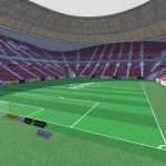 low poly stadium