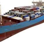 Maersk Triple E 1st gen containers