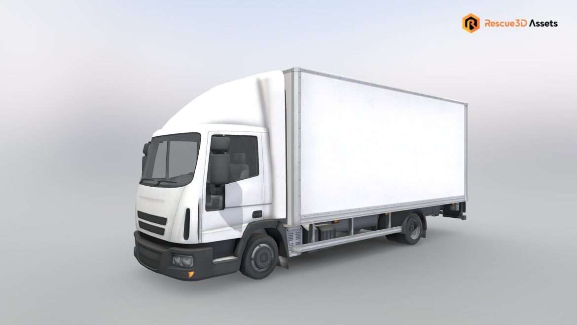 medium truck 3d model
