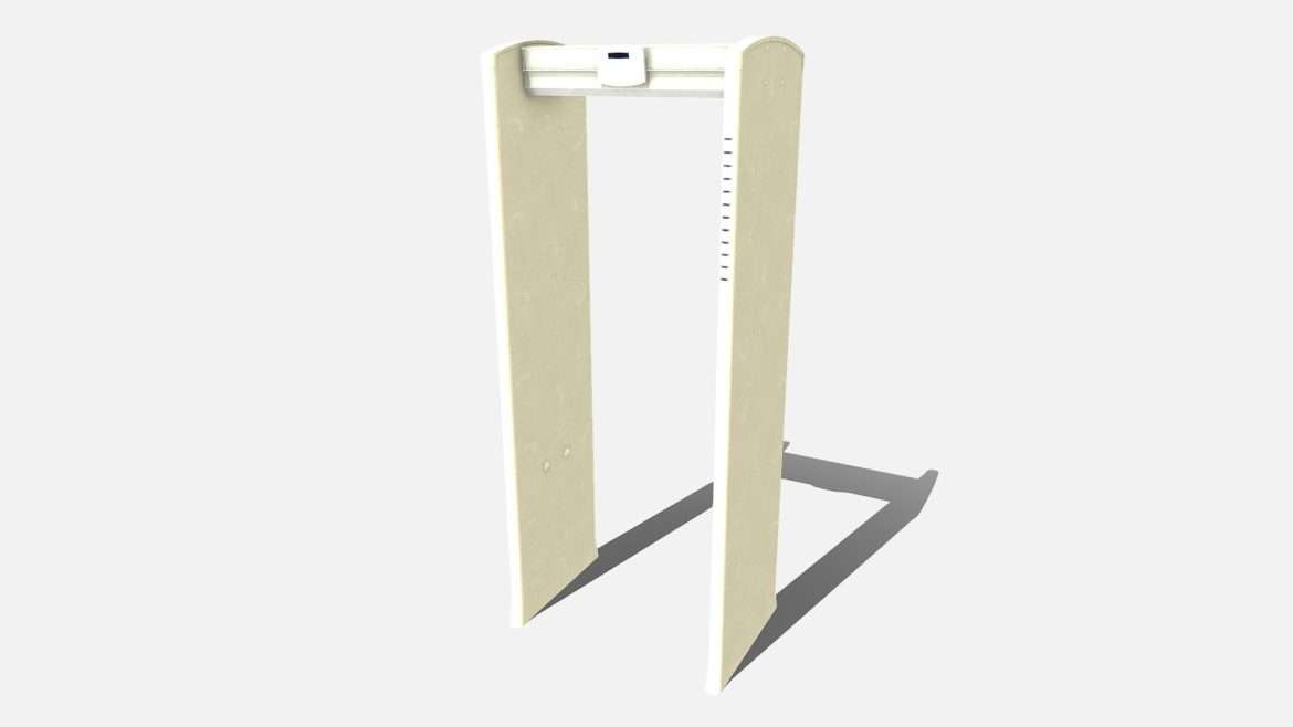 metal detector 3d model