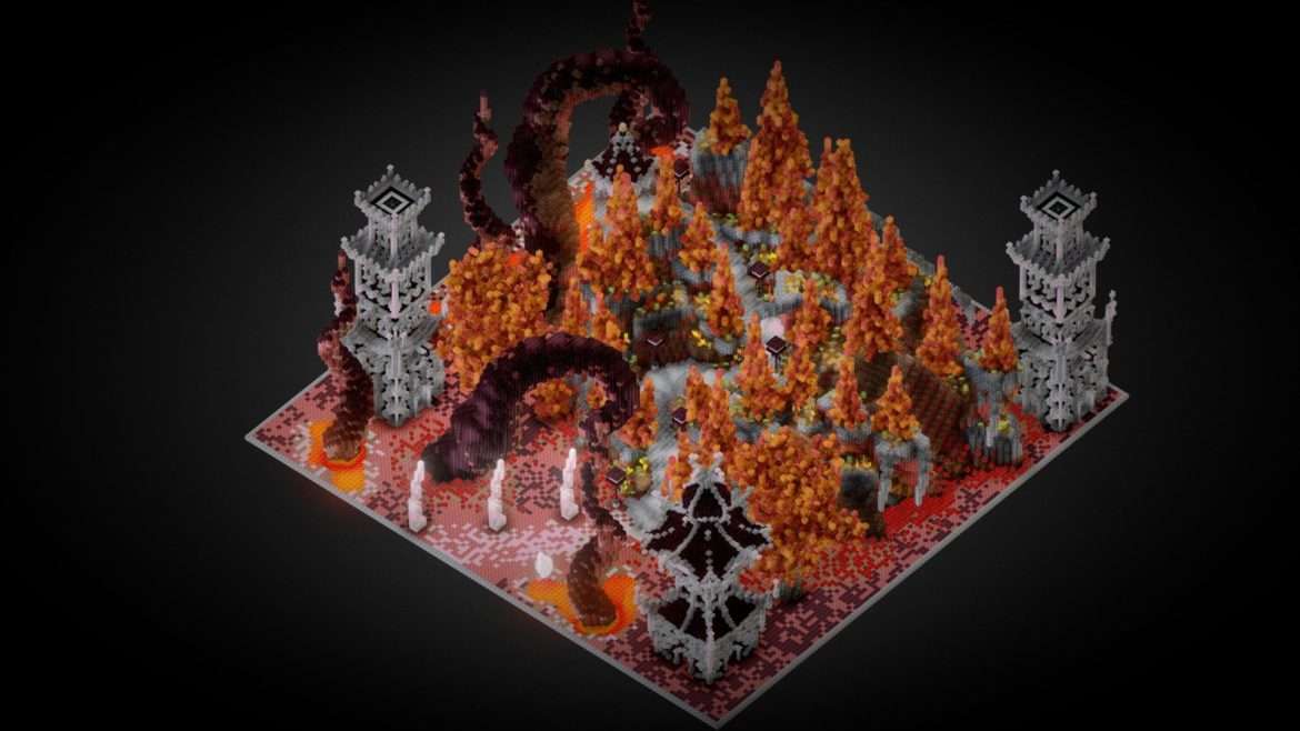 minemen club nether koth 3d model