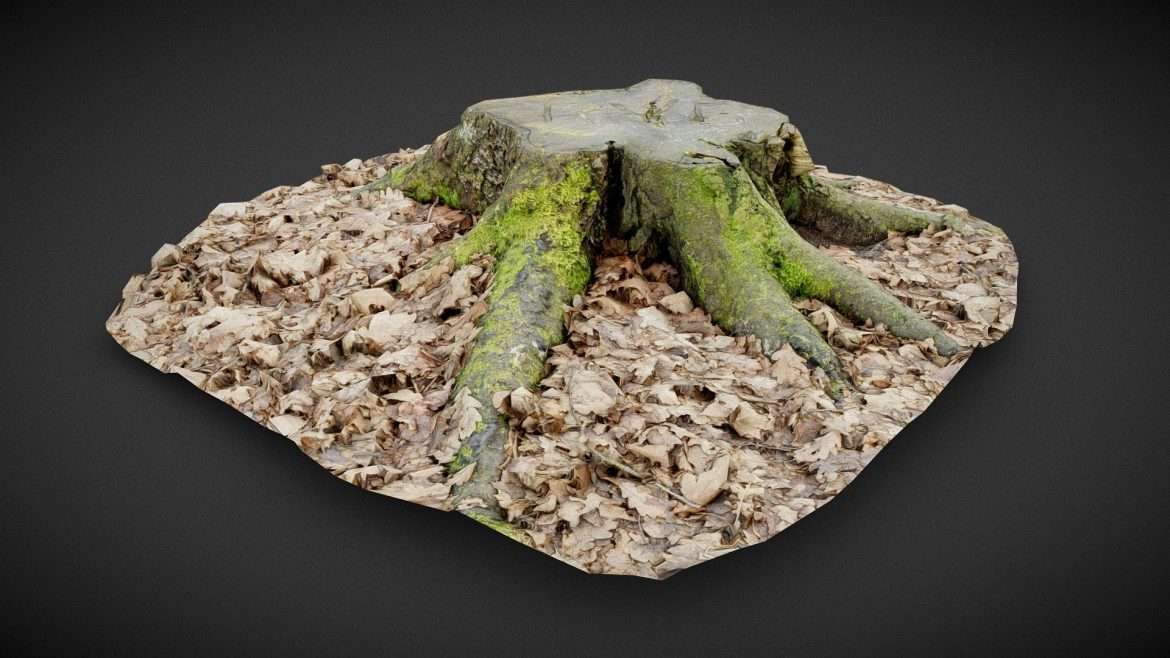 mini mos stump 3d model