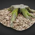 mini mos stump 3d model