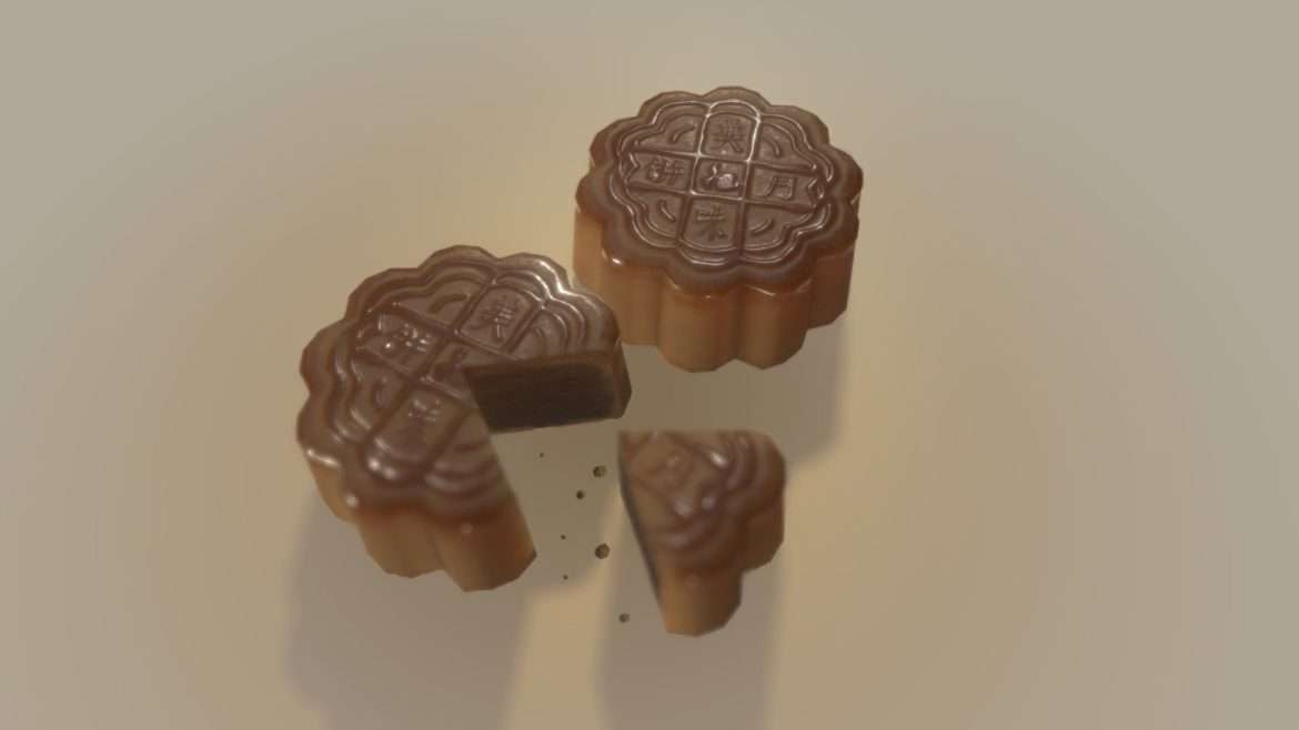 mooncakes 3d model