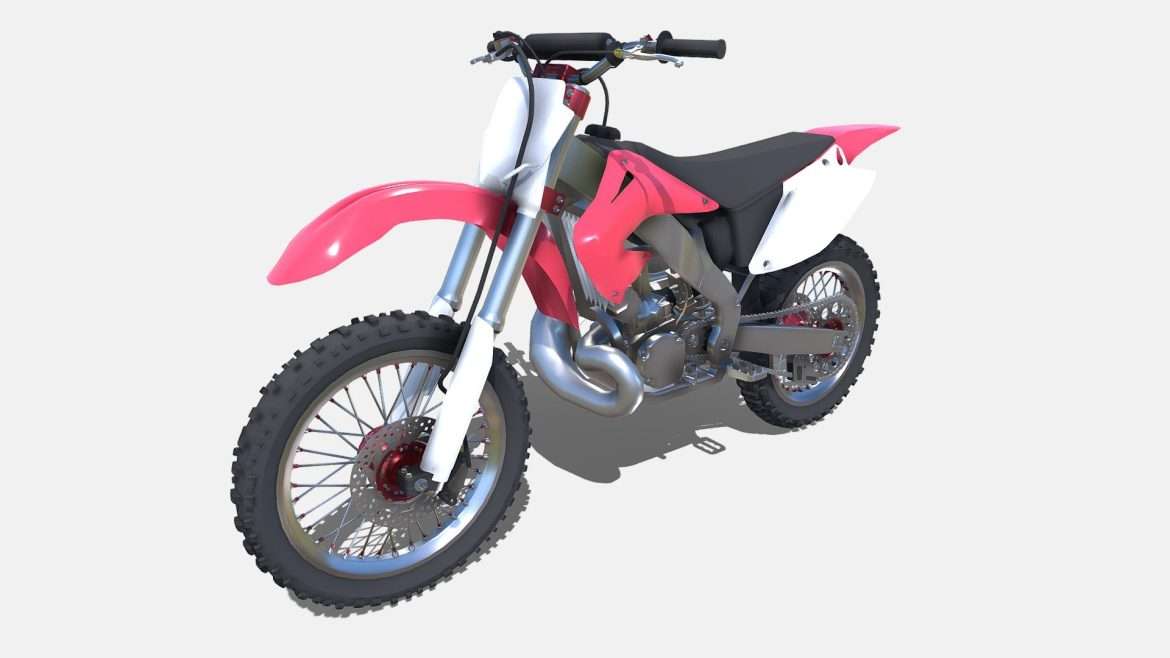 motorcross bike 3d model