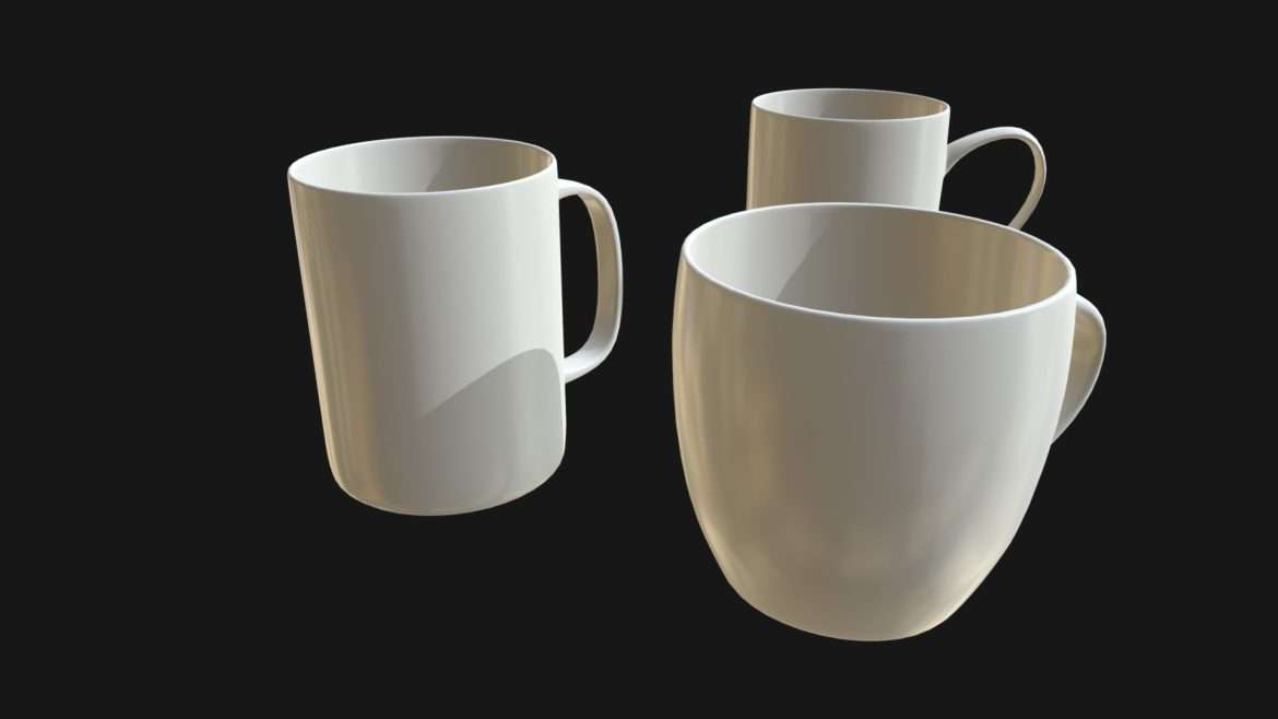 mugs 3d model