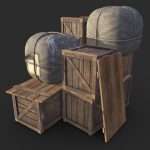 Old Bag and Crates