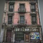Old ice cream shop facade photogrammetry scan