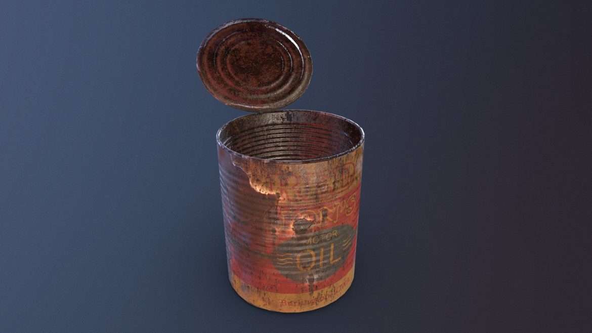 old oil can 3d model