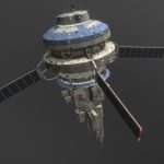 Olgana Station Base – Low Poly Space Station