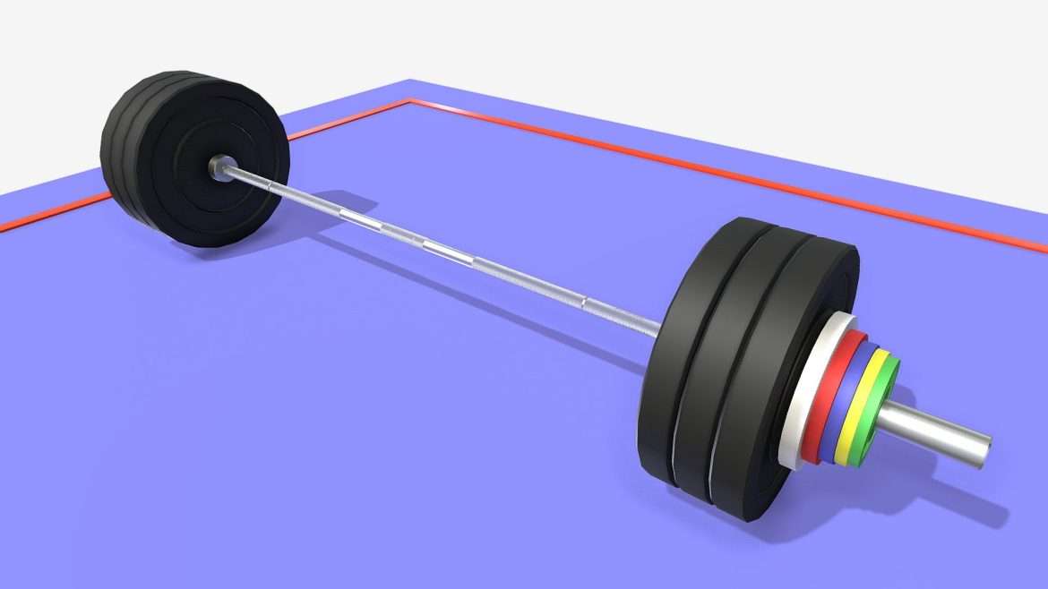 olympic weights 3d model