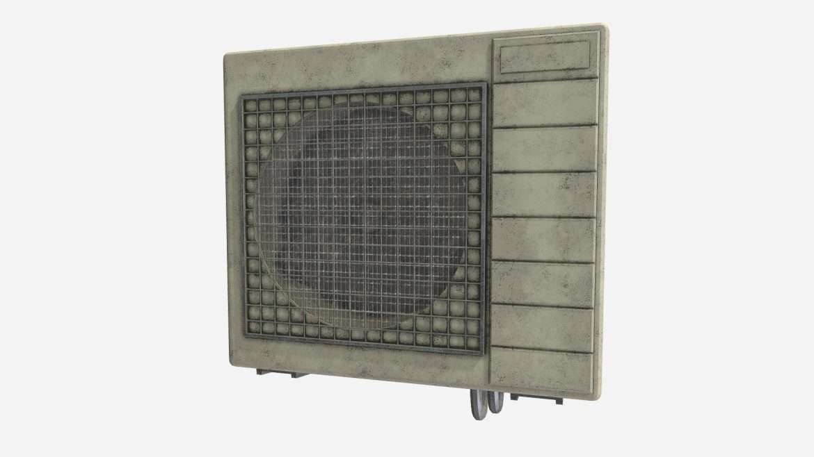 outdoor aircon 3d model