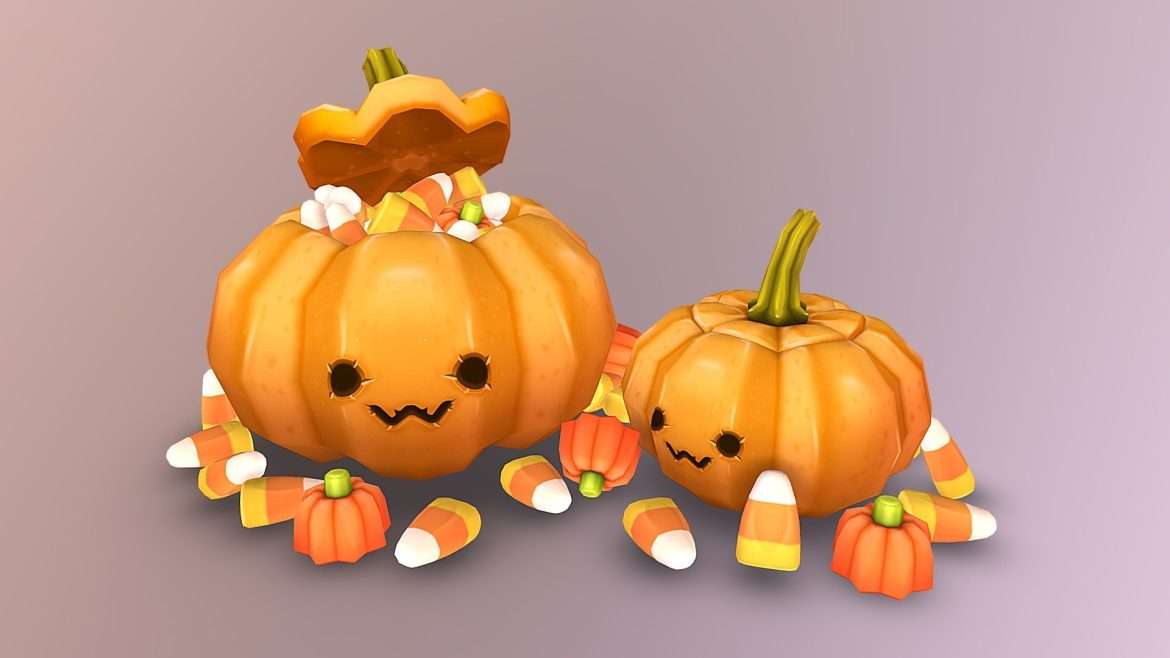 owo pumpkins 3d model