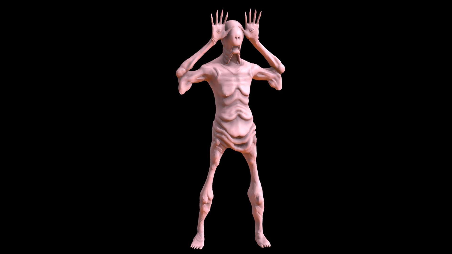 Pale Man 3d printable - deep3dsea