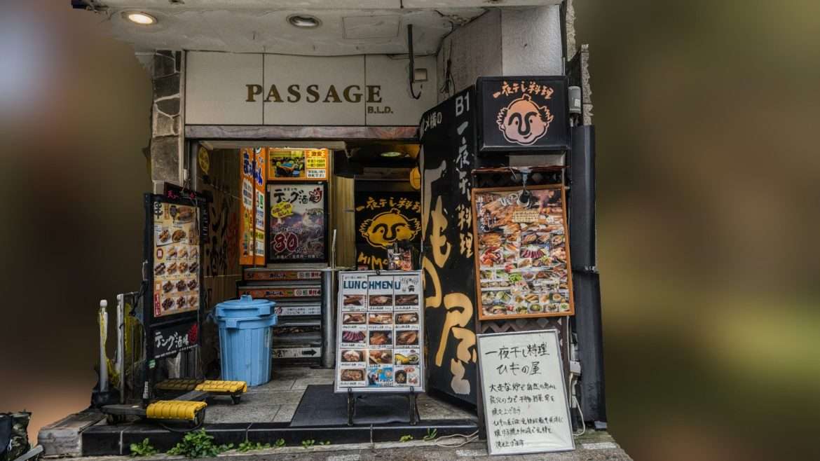 passage japanese restaurants scan 3d model