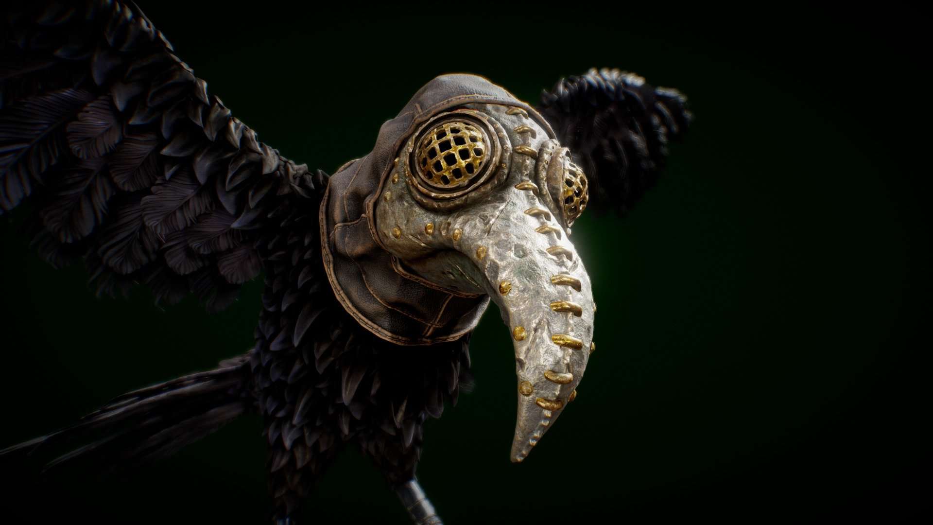 Plague raven