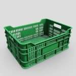 plastic fruit crate 3d model