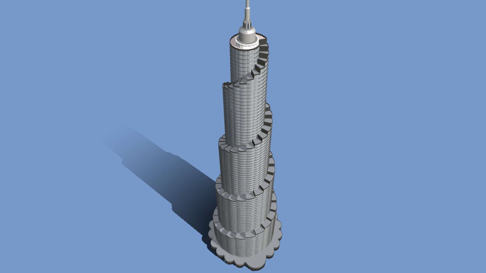 Postmodern skyscraper