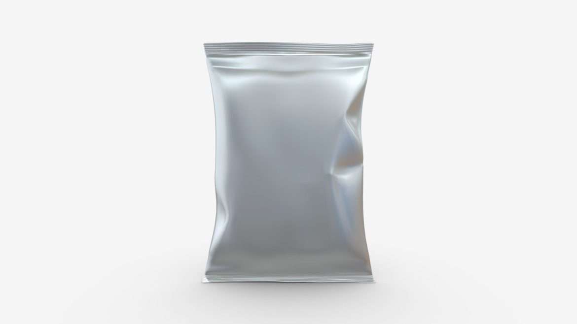 potatoe chips package 3d model
