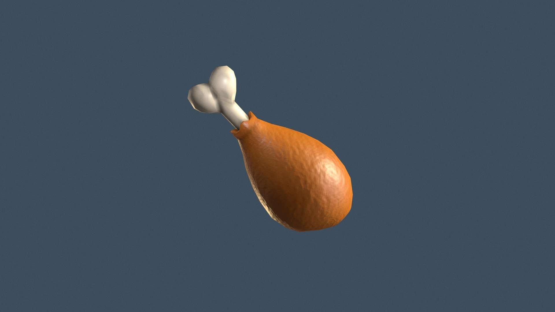 🍗Poultry Leg emoji (Low poly)