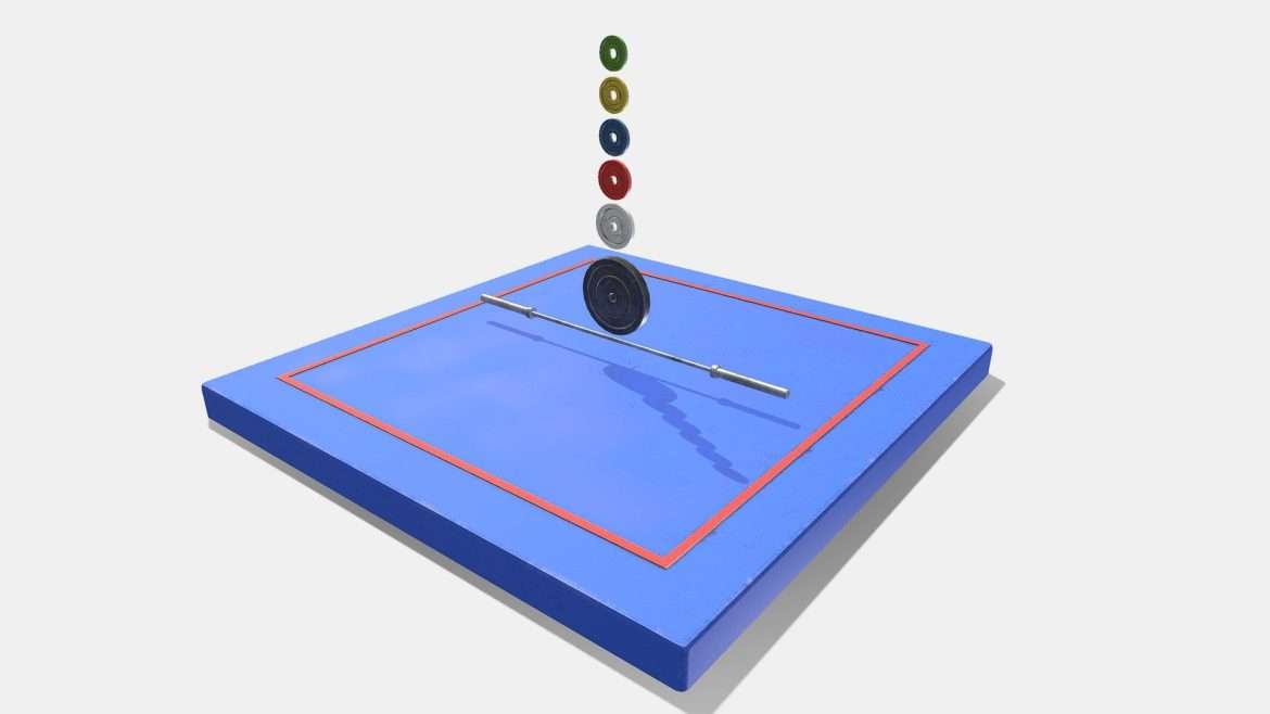 power lifting 3d model